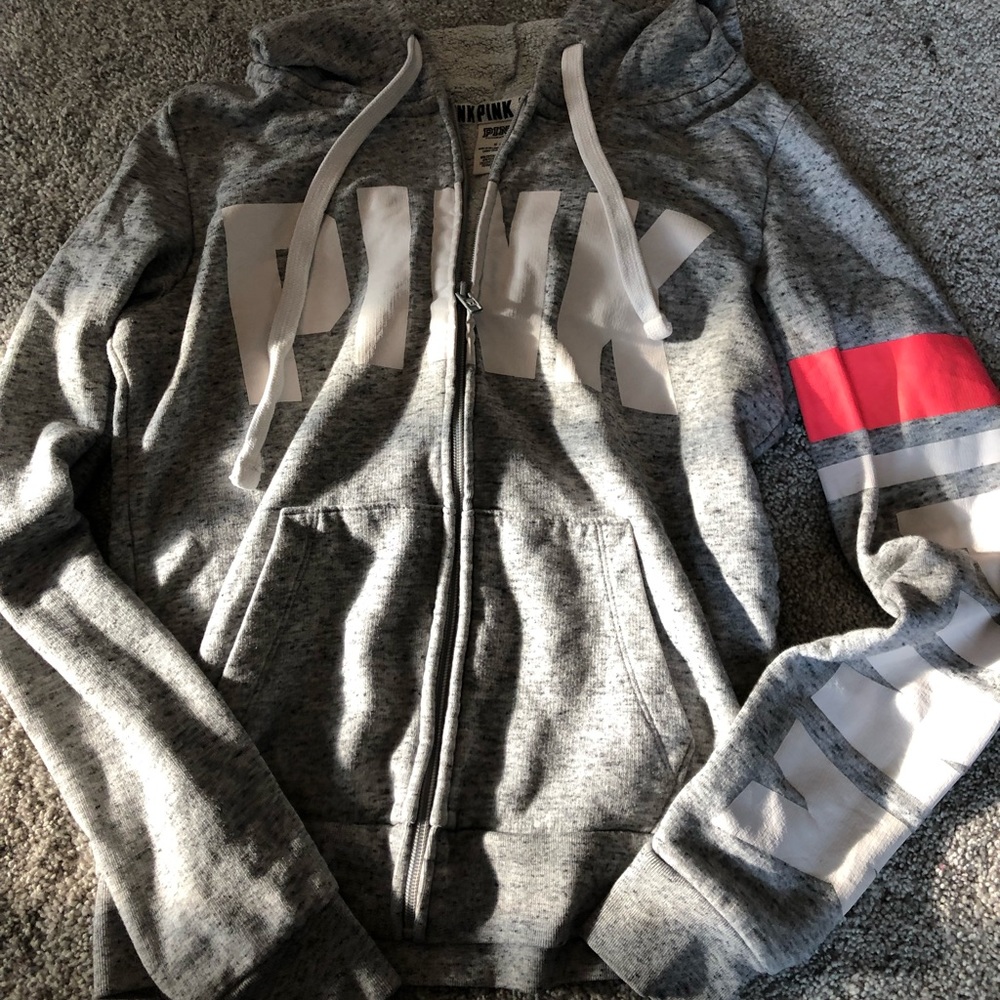 Pink zip up